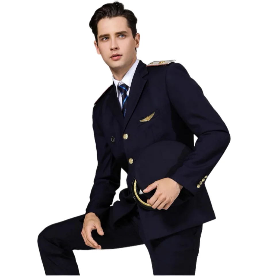 New Railroad Uniform Autumn Men Train Crew Clothing Workwear