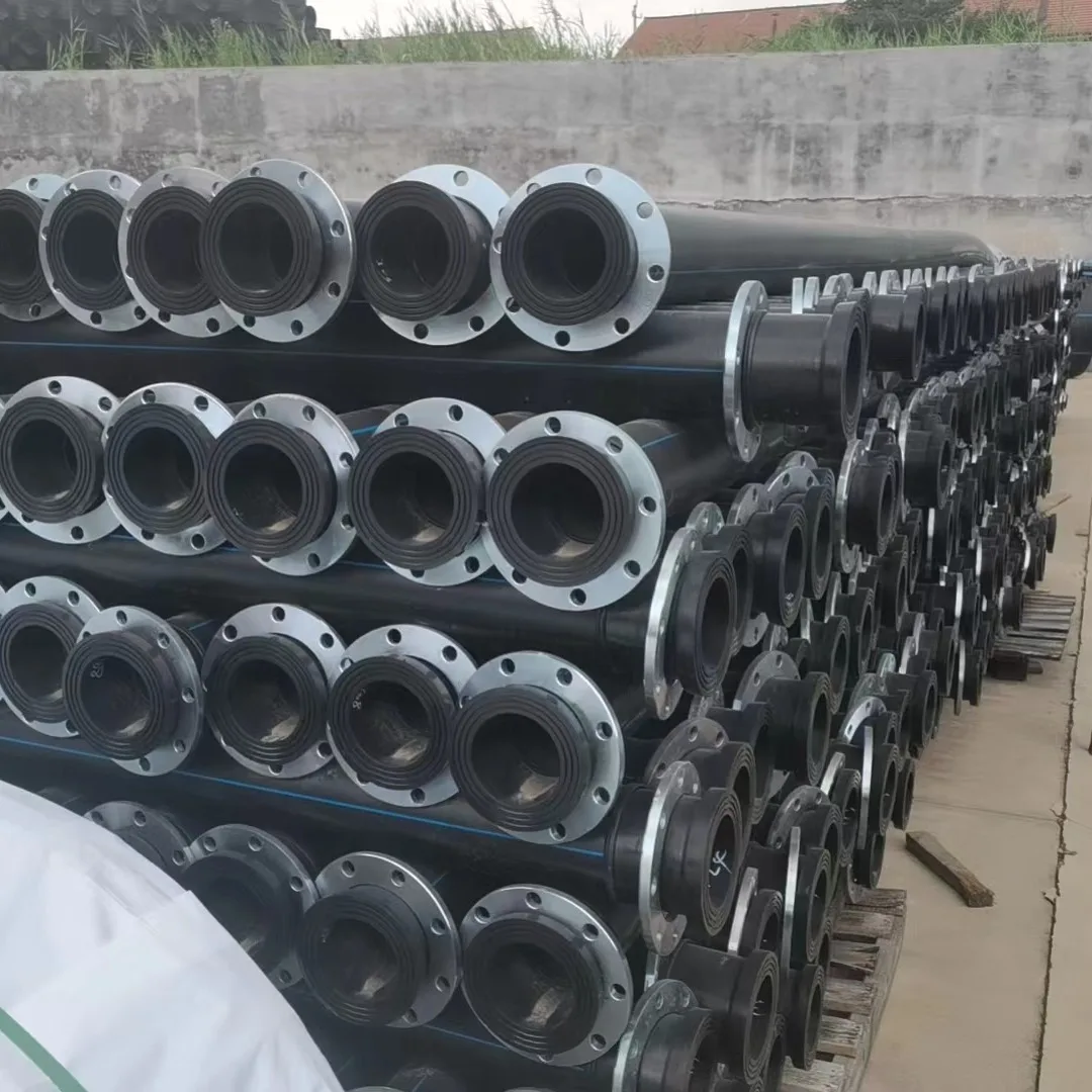 6inch horse engineering plastic pipe flanged uhmwpe mine pipe floating suction buoy for 6 inch hdpe dredging pipe