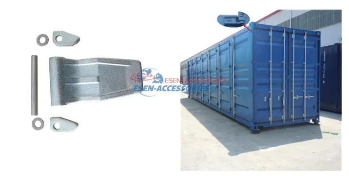 Heavy Duty Truck Steel Container Trailer Door Hinge Truck Dump Hinge