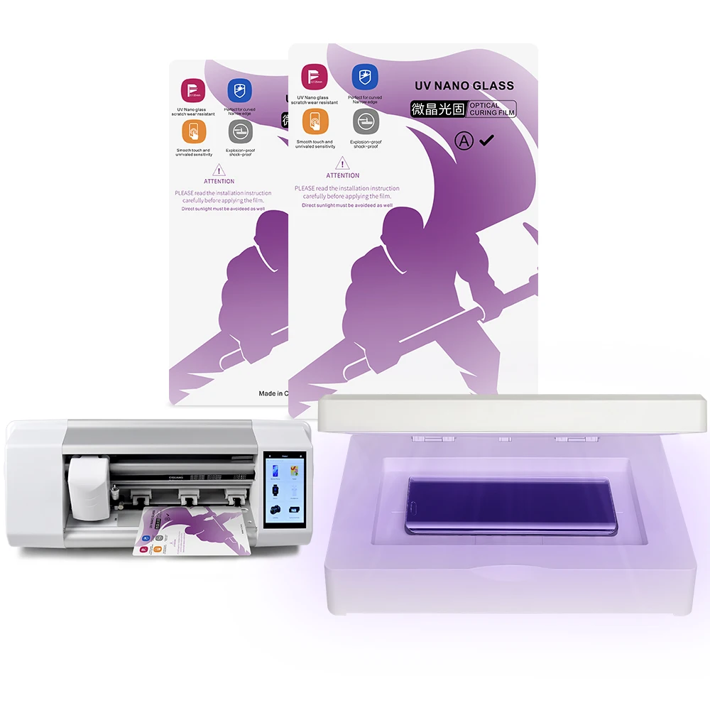 Wholesale Mini Mobile Phone Screen Protector Hydrogel Film Uv Film Curing Machine For Any Phone Models