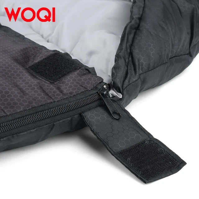 WOQI High Quality Super Thick Polyester Winter Sleeping Bag for Adults Customizable Outdoor Camping Product