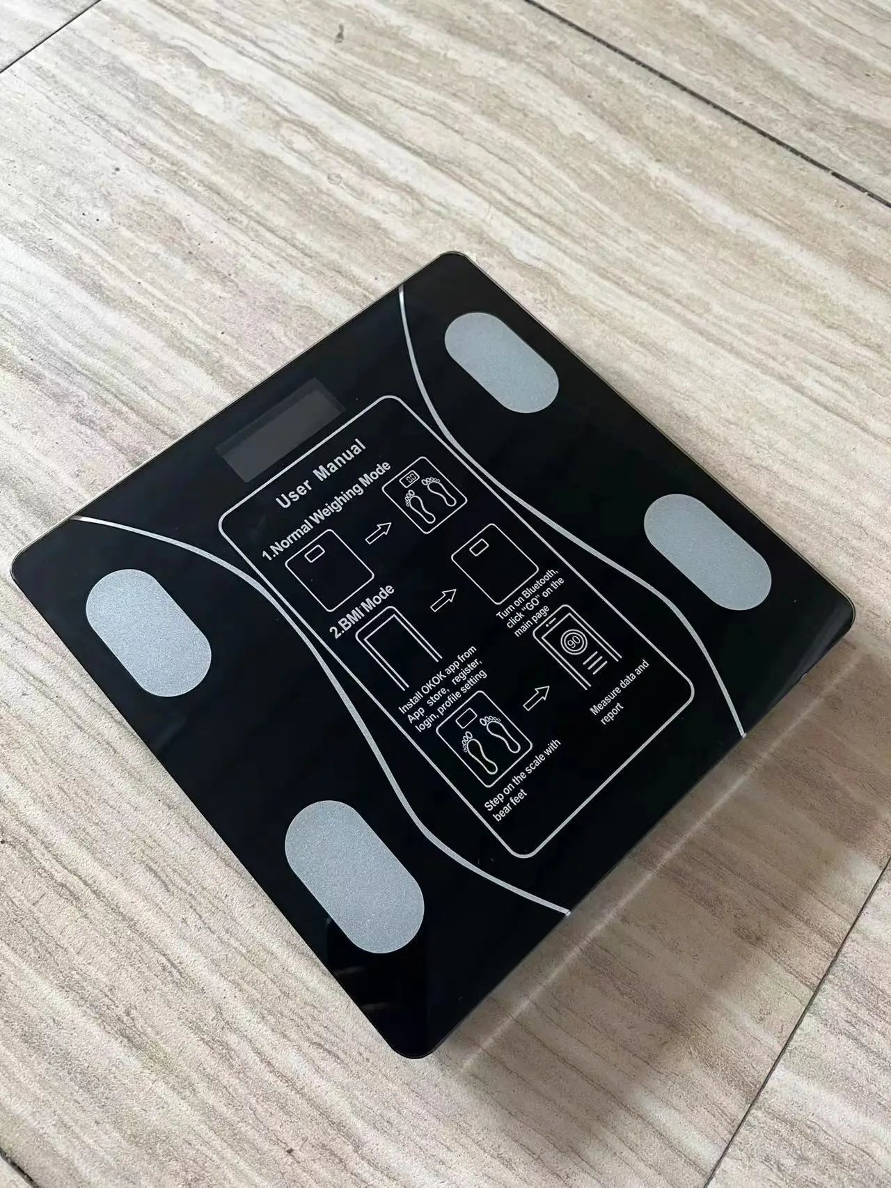 New Product 2023 Heart Rate Smart Weight Scale App Digital Weighing machine Smart Body Fat Scale