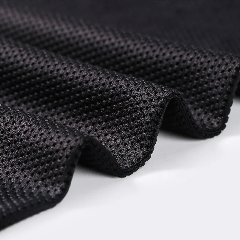 100 polyester stretch net sportswear ball clothing fabric moisture absorption sweat removal and breathable mesh fabric