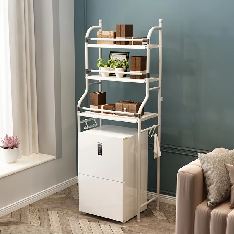 Wholesale folding Modern Design Metal 3 layer space saving bathroom organizer rack toilet rack shelf bathroom storage rack