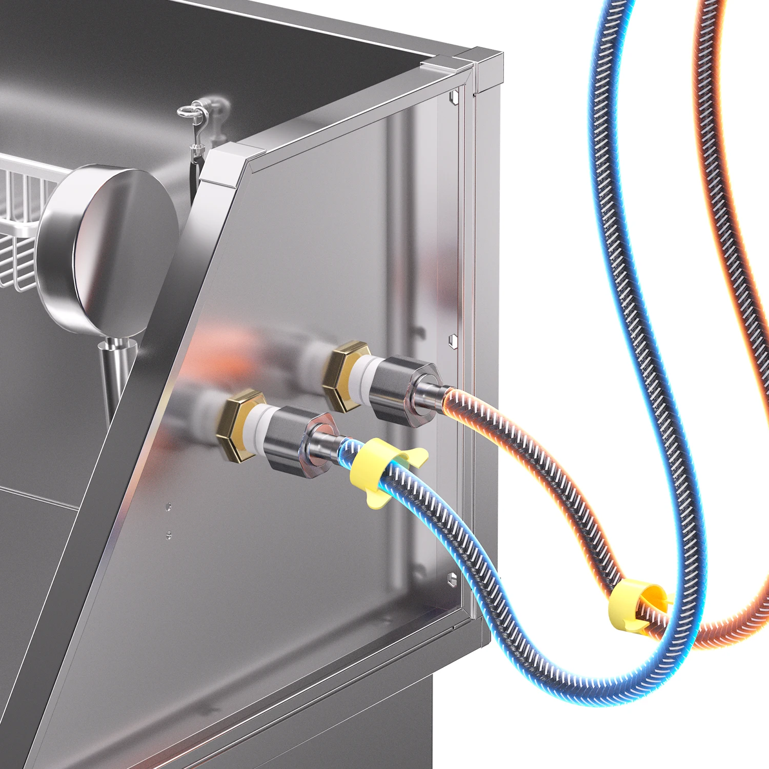 62 inches Veterinary clinic bathtub stainless steel with stairs