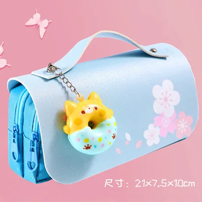 Decompression Pencil Case Elementary School Simple Large Capacity Stationery Box Ins Tide Cute Girl Pencil Case Bag