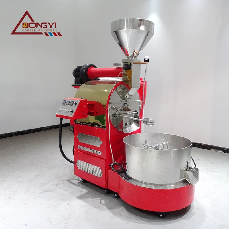 Manufacturer Stainless Steel 1kg/2kg/3kg/ 5kg/6kg/12kg Home arabic Coffee Roaster roasting machine with easy operation