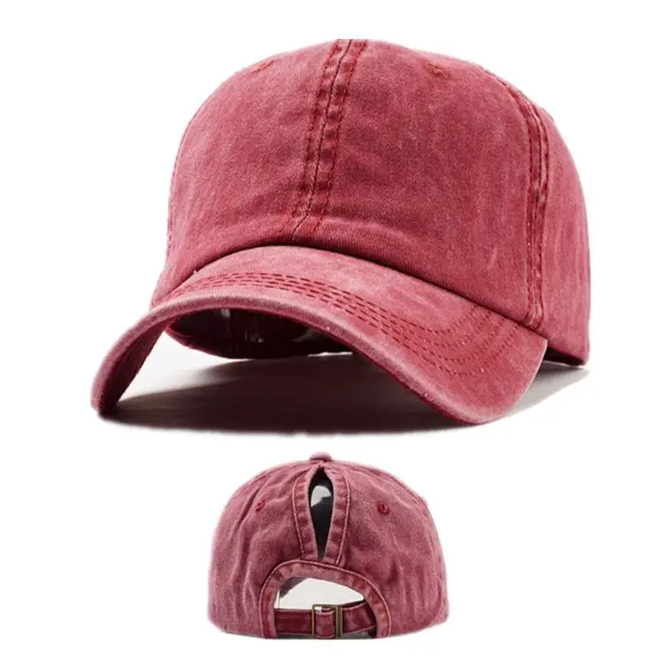 2020 High Quality Cotton Blank Caps 5 panel Solid Color Custom Baseball Hat For Women