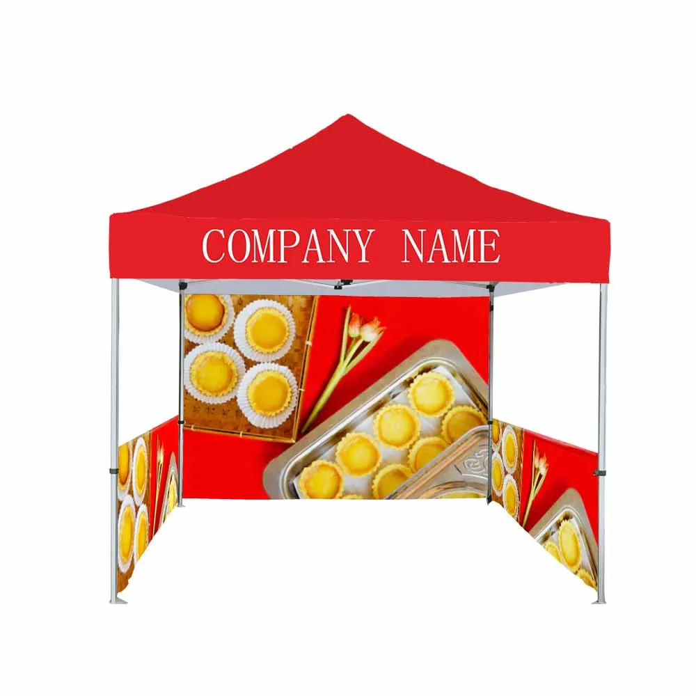 cheap custom printed Aluminum Frame Outdoor Restaurant Tent for Coffee Shop