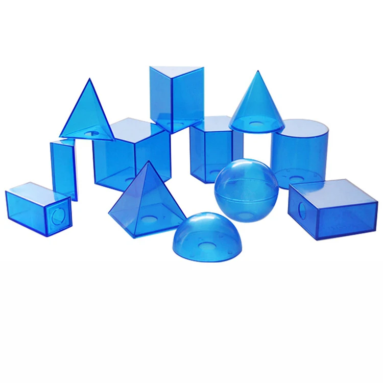 QINGTANG Geometric solids building blocks 3d shape block Solid geometry block