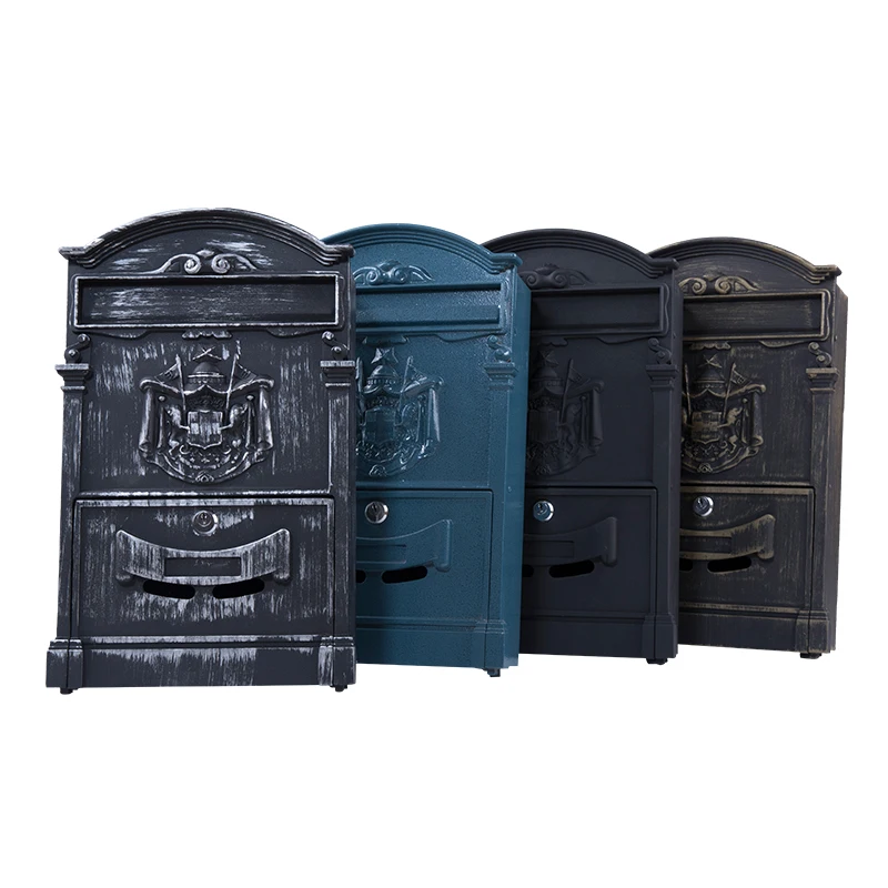 Aluminum modern mailbox letterbox stainless wall mounted mailbox