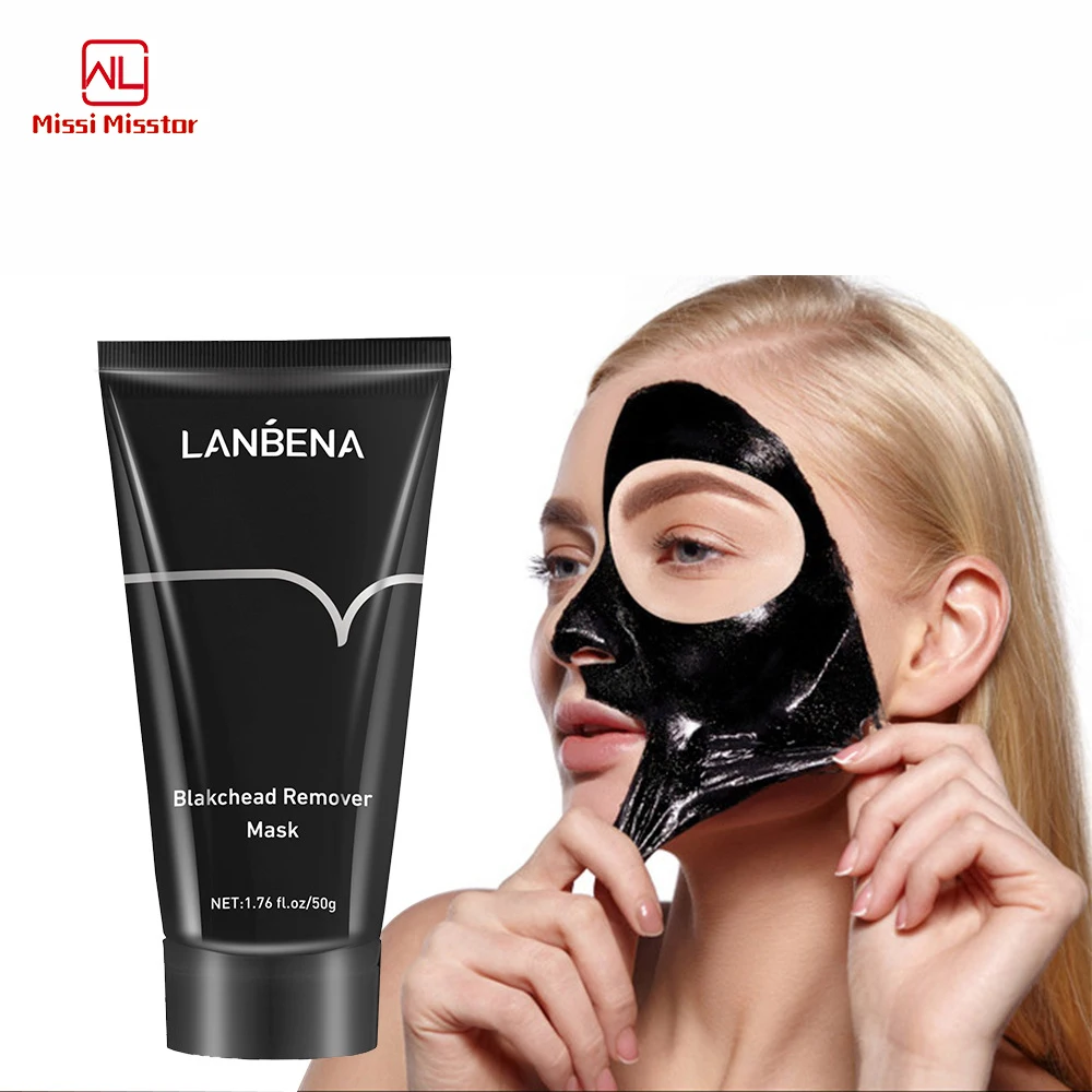 LANBENA Bamboo Charcoal Black Mask Face Care Deep Cleansing Purifying Blackhead Black Head Remover Acne Facial Nose Mask