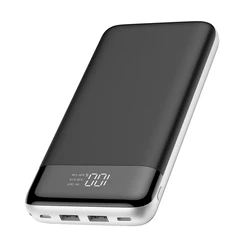 ROHS QC3.0 18w Custom Logo Mobile Power Bank 50000mAh, Led Digital Display Wholesale Powerbank 30000mAh