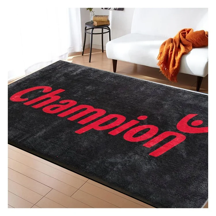 Custom Home Door Rug High Quality 100% Nylon Pile Carpet Logo Area rugs
