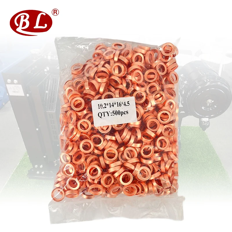 10.2-14-16-4.5 Pad of cone copper  oil drain plug gasket ,crush gasket,crush washer