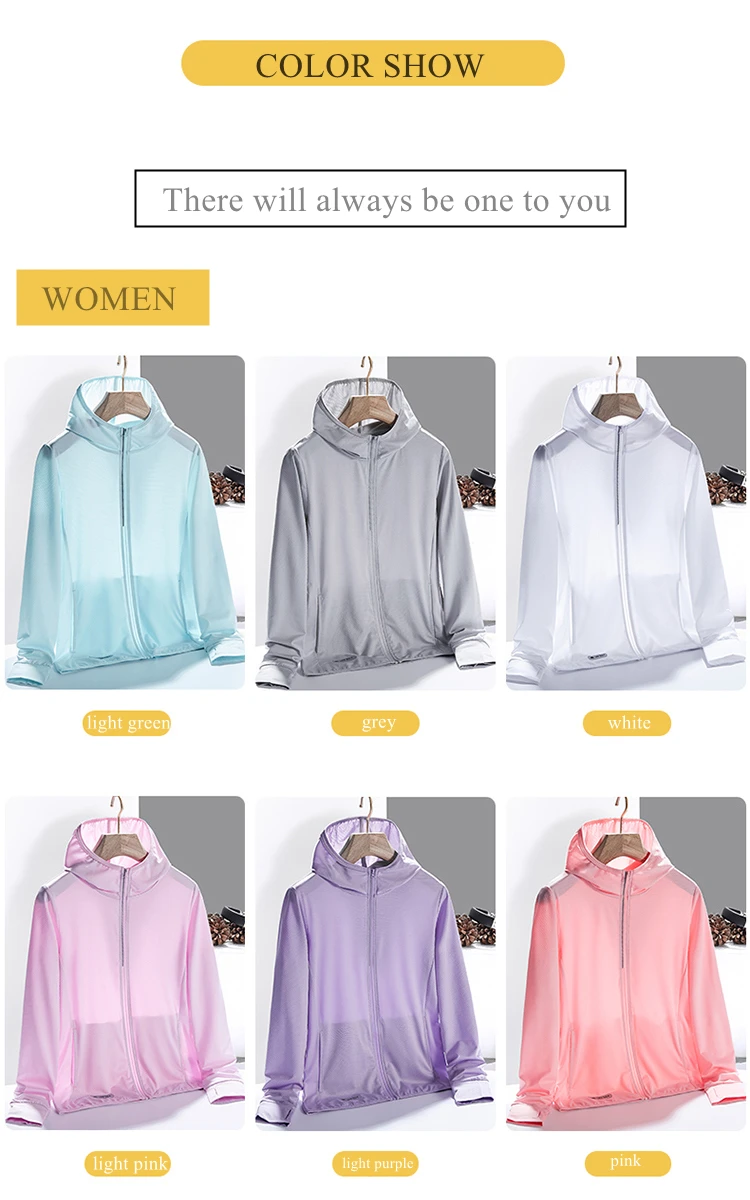 wholesale manufacturer custom logo sublimated women uv sun protection clothing sunscreen Full zipper hooded rash guard
