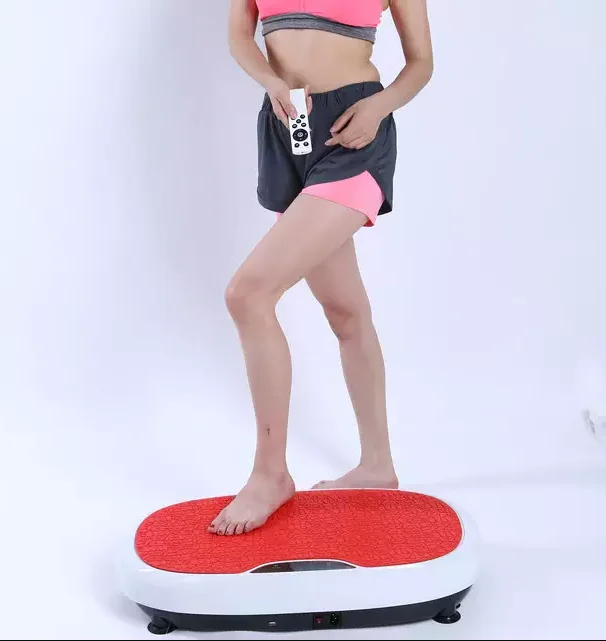 Hot Sales Wireless Remote Control Vibration Plate Bluetooth LED Control Panel Slimming Plate Body Fit Massage Machine