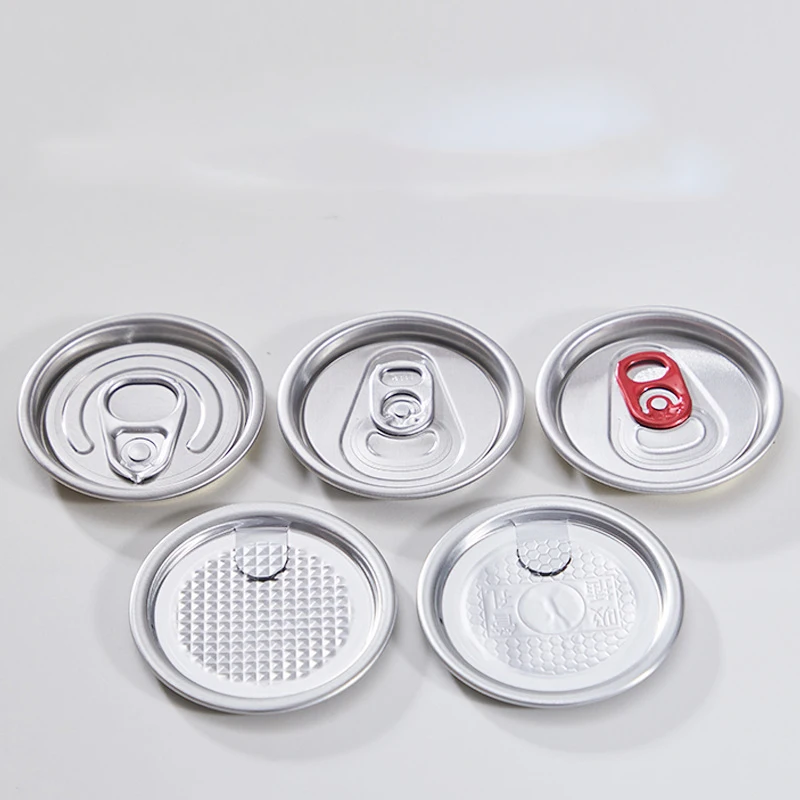 Food Grade 100-1000ml plastic cans sealed jar for food canned packing. clear PET top open easy pull ring jar with aluminum lid
