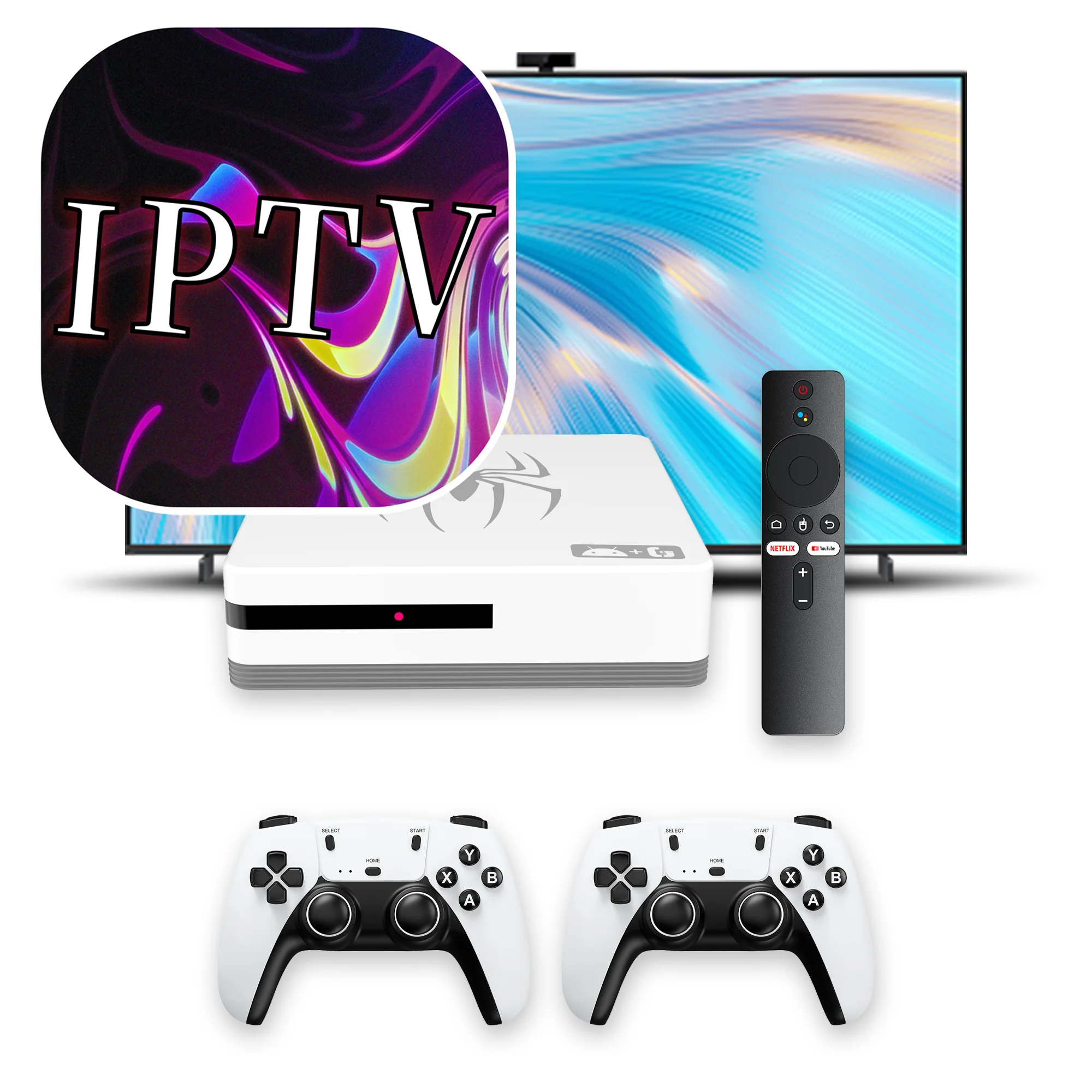 G5 8K 3D video game Consoles 64GB 2.4G Wireless controller android 14 Retro classic game console 25000+ games