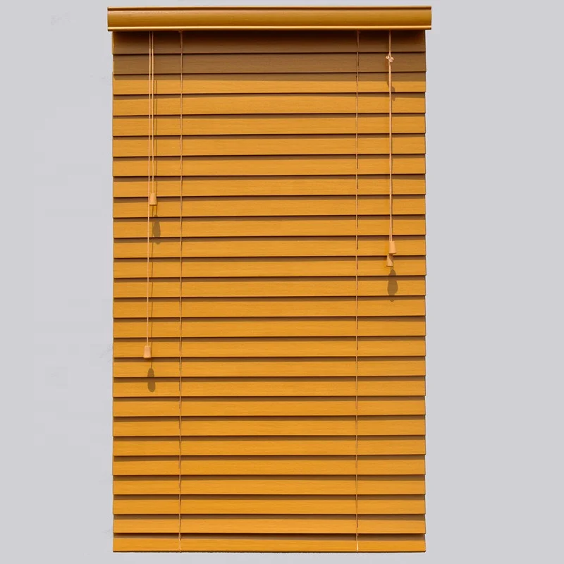 Factory Wholesale Home Automatic Horizontal Timber Wooden Blinds for Home Decor