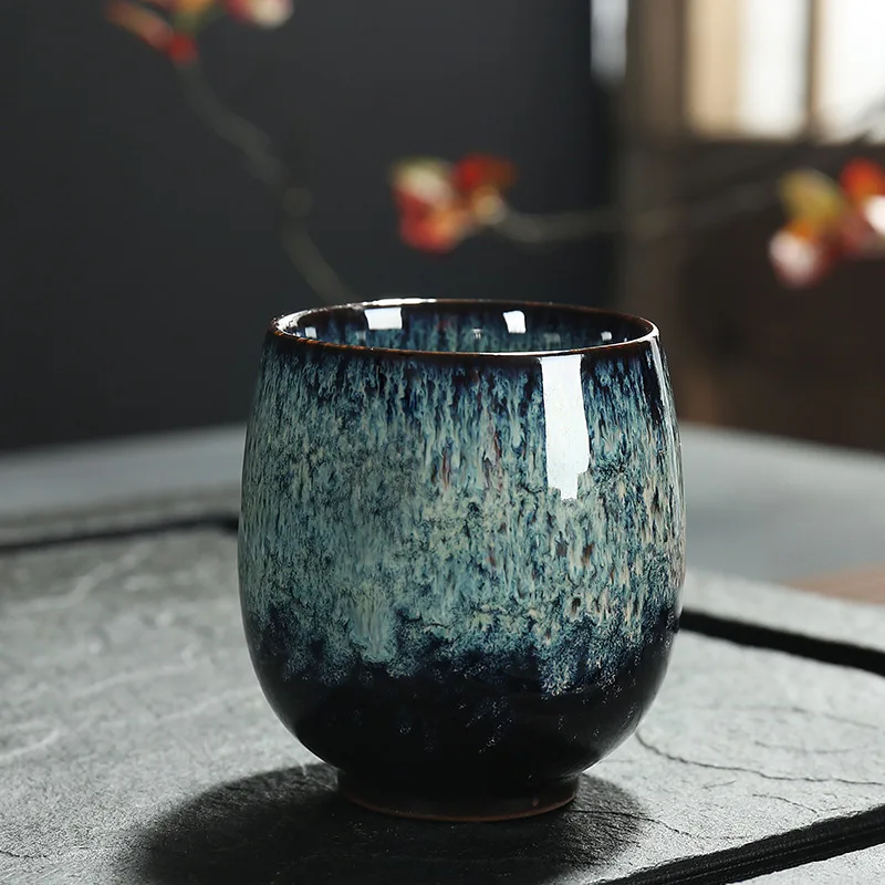 Kiln Change Ceramic Household Kung Fu Tea Cup Tianmu Jianzhan Yao