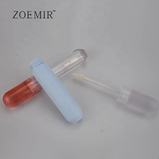 Zoemir lipgloss tubes kit PETG material bullet shape top lipgloss tube cosmetics packaging lip glaze container