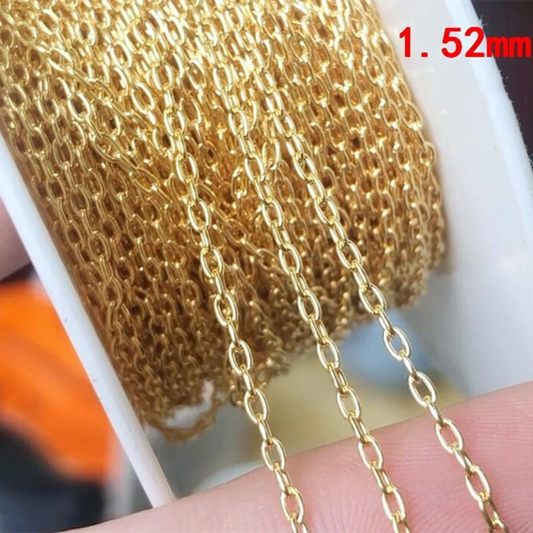 GP Oval Cable bulk Chain 14k gold filled 1.1mm 1.52mm 1.18mm permanent jewelry chains jewellery jewelry manufacturer