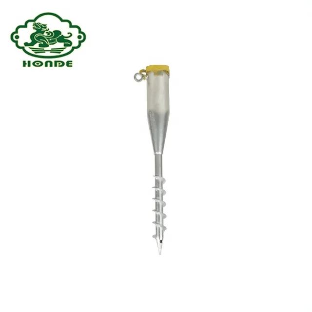Hot Dipped Earth Screw Adjustable Pole Anchor