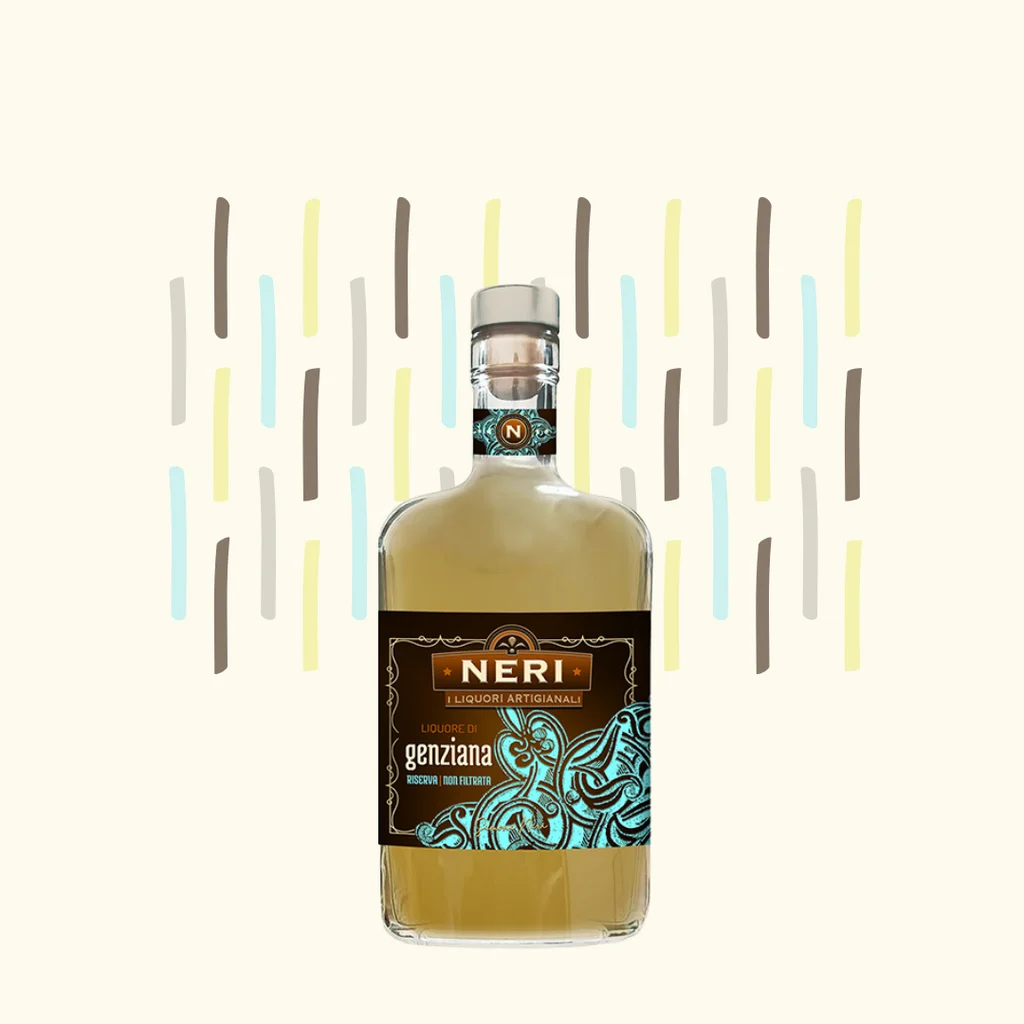 Italian Manufacturers natural flavour amaro Neri Genziana NOT FILTERED gentian alcoholic drink prices