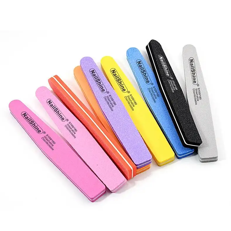 Hot sell the factory Spot wholesale diamond EVA sponge nail buffer professional nail file for nail tools 100/180