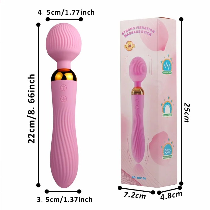 Female AV Vibrators Wand Masturbation Device Body Massager G Spot Ciltoris Sex Toys For Woman Magnetic Rechargeable Sex Products