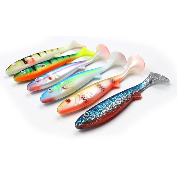 Selco 16Cm 38G Tpe T Tail Pvc Shad Swimbait Fishing Lure Swimbait Soft Plastic Bass Lure Fishing Lure Pike