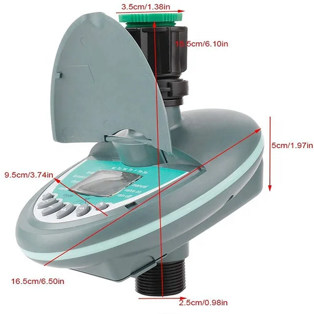 Garden Automatic Watering Timer Waterproof Water Faucet To Hose Timer with LCD Display for Parterre Grow Seedlings Home