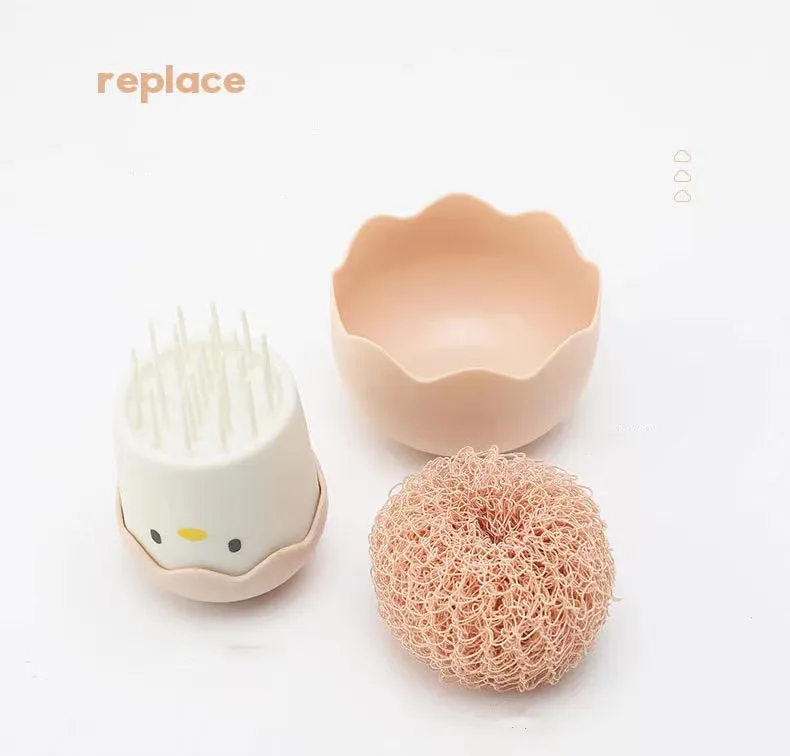 New Home Kitchen Washing Utensils Pot Dish Brush With Washing Up Liquid Soap Dispenser Wash Pot Brush Kitchen accessories