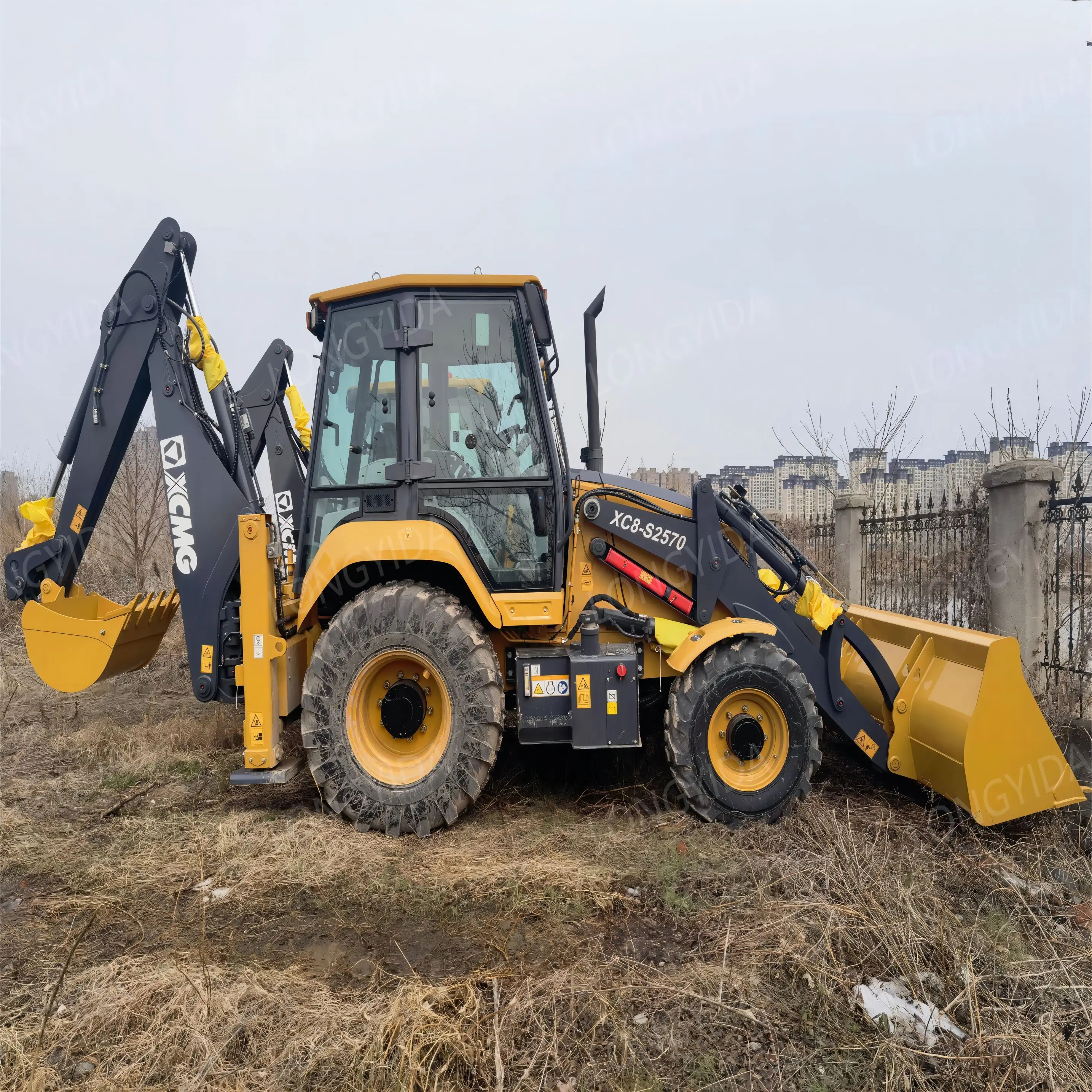 XCMG Новый 8 тонн передний трактор колесный погрузчик экскаватор Cummins насос для двигателя б/у экскаватор-погрузчик продажи