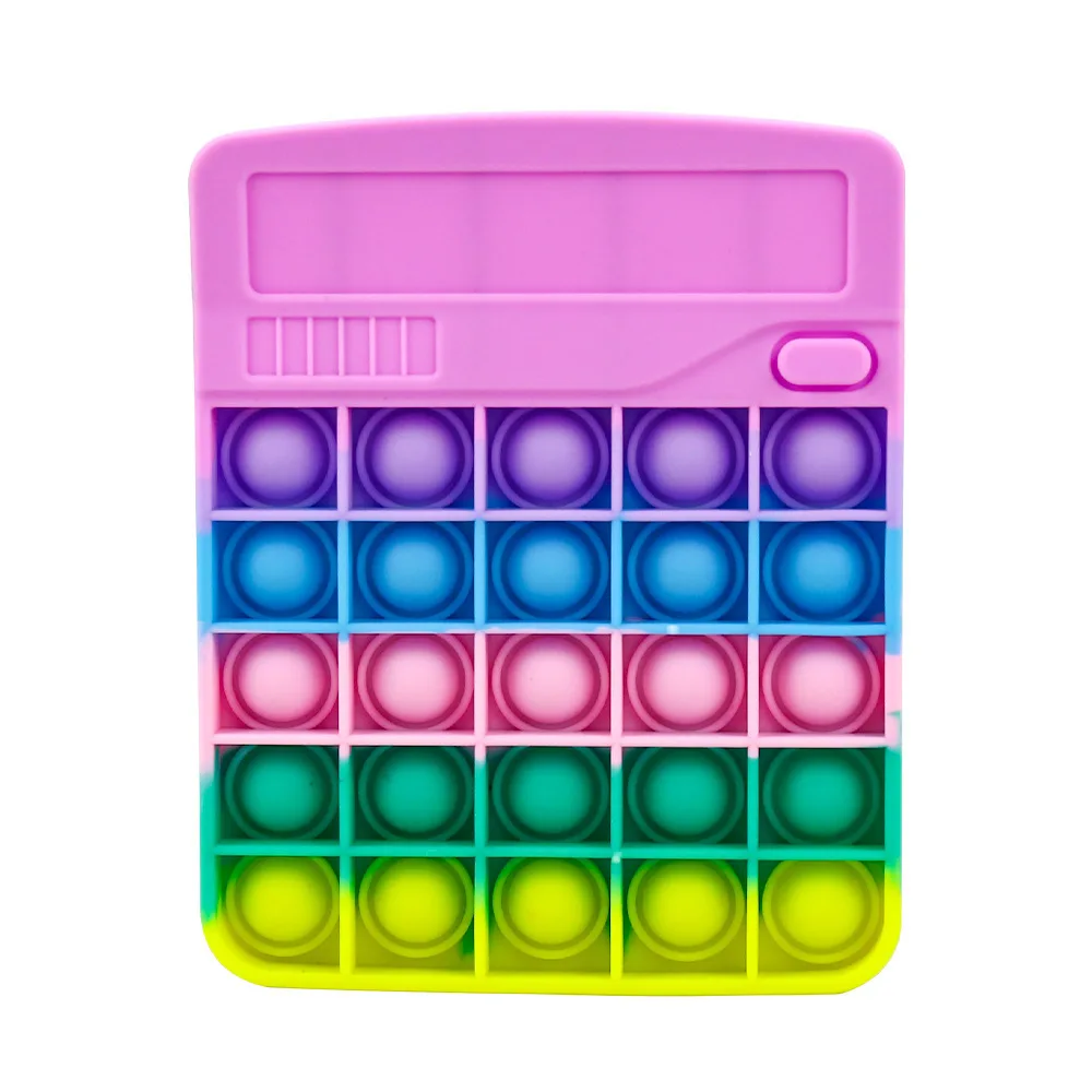 Calculator Pops Bubbles Sensory Fidget Pack Toys Bubbles Pops Toy Popper Fidget Pack Stress Relief Tool Sensory Toy For Kids
