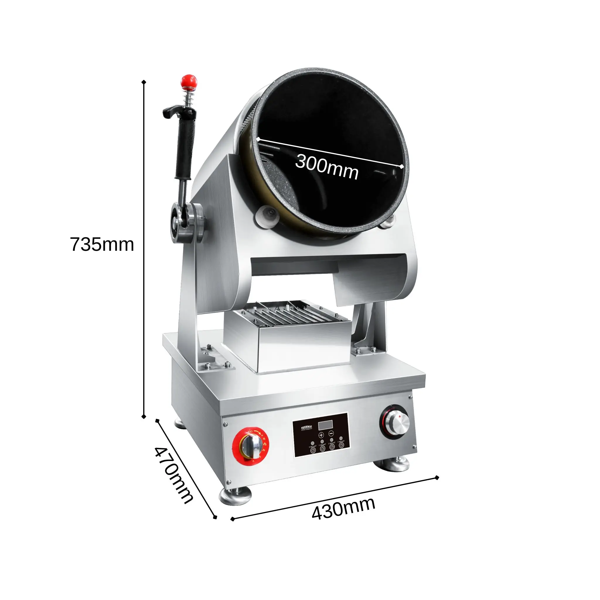Drum cooking robot intelligent cooking can fry rice, noodles and noodles