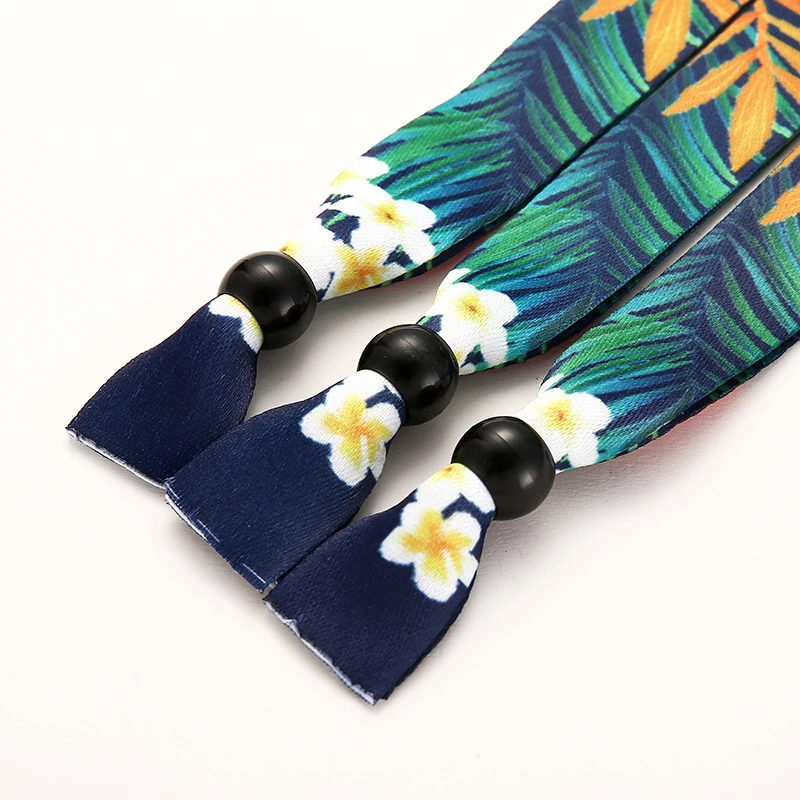 Тканевые браслеты полиэфирные персонализированные для праздничных мероприятий браслет с