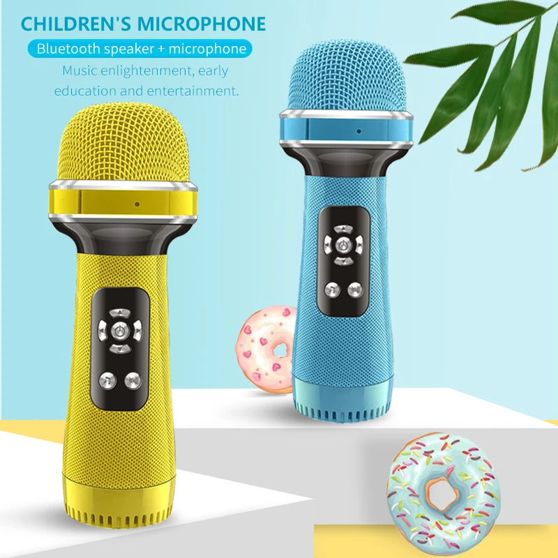 New Design Kids Karaoke Microphone LY198 Singing Microphone Karaoke with Best Quality