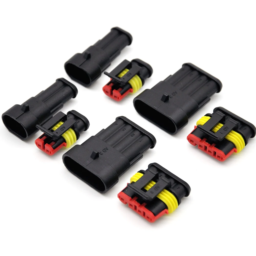 CHENF Series 1.5 Auto Waterproof Electrical Male/Female Connector 2-Pin Wire Harness Automotive Connector 282104-1 DJ7021-1.5-11