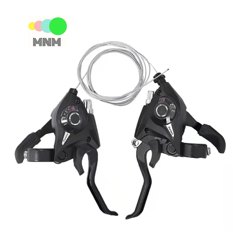 Whole Aluminum Bicycle Derailleur 8/24 9/27 7/21 Speed Front Rear Thumb Shifter for MTB Road Cycling Bike