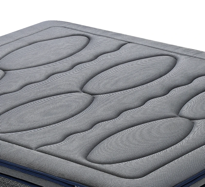 Luxury Comfortable 3D Materials YKK Zipper Memory Foam Interlocking Spring Mattress