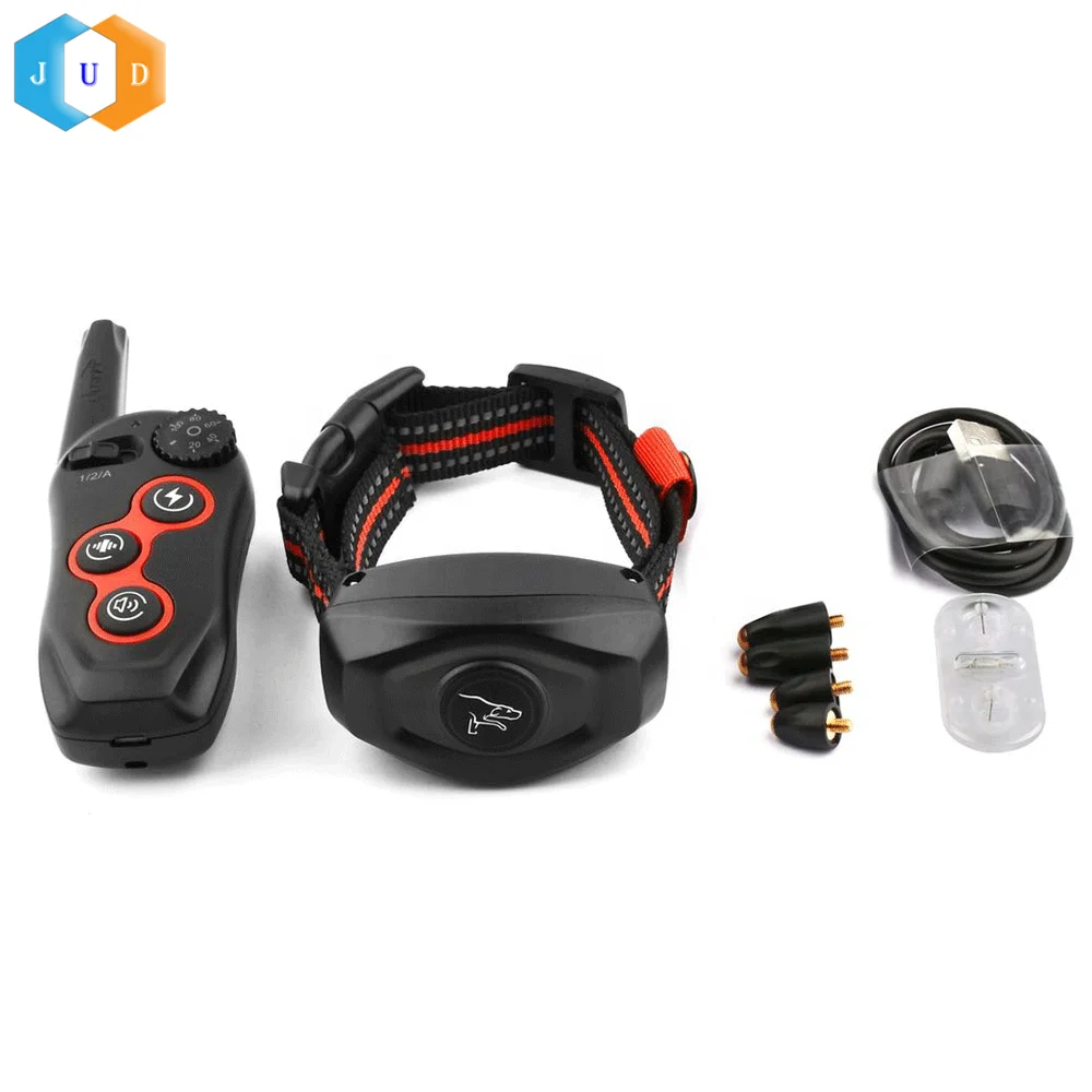 2023 Custom Automatic No Bark Control Rechargeable Remote Electric 100 Levels Dog Slave Shock Training Collar Waterproof Low MOQ