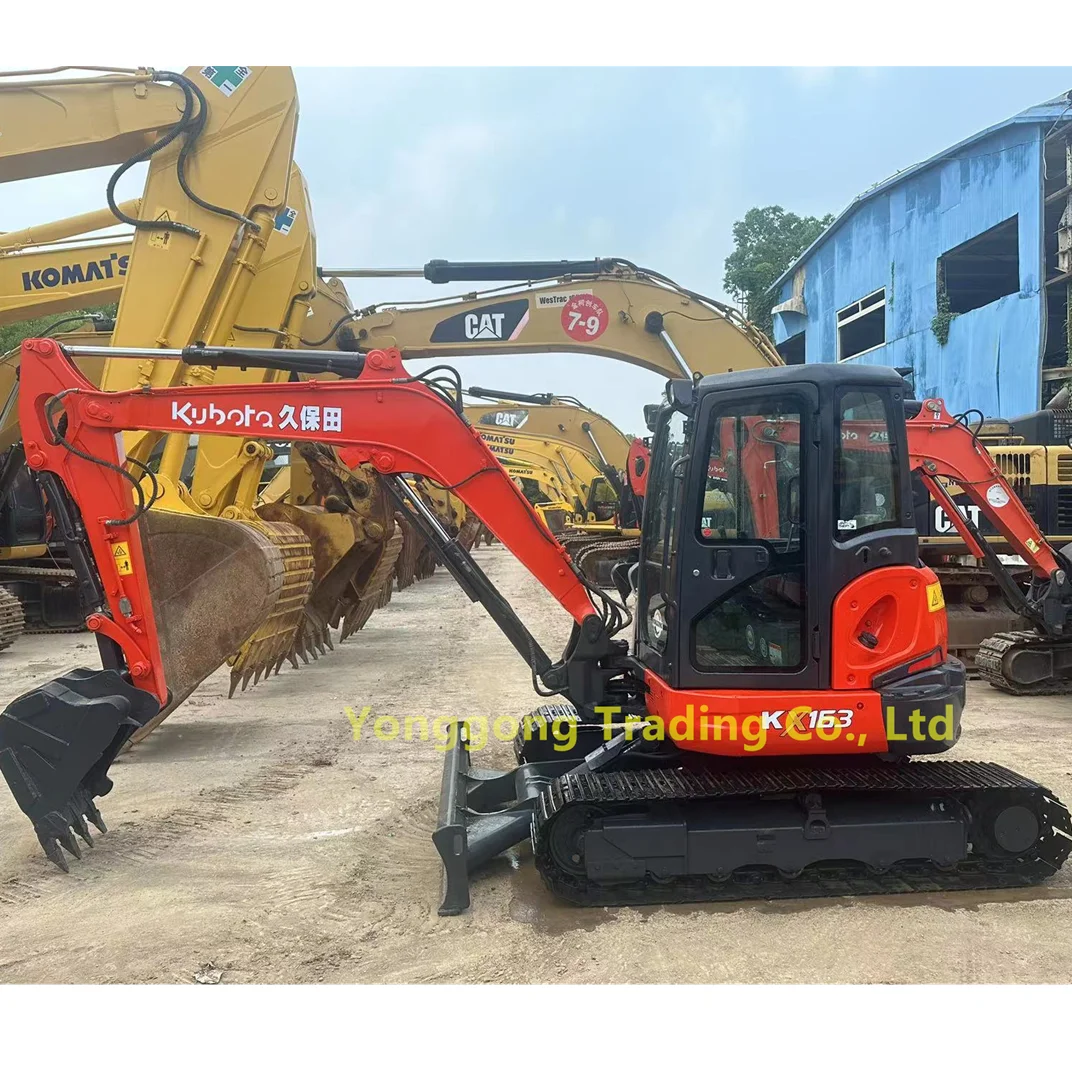 Production of high-quality Kubota kx163 used exciter mini hydraulic with EPA certification in 2021