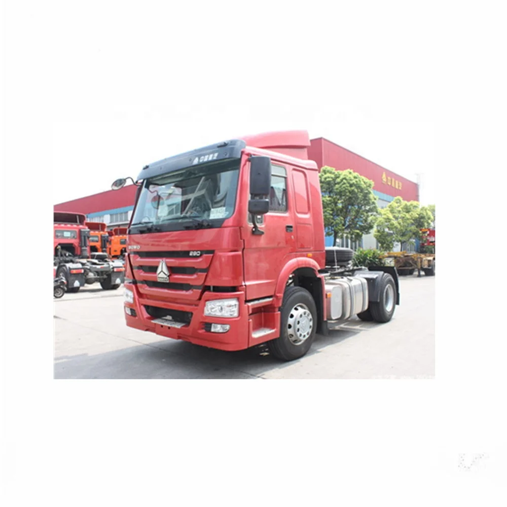 China Sinotruck tractor truck 371 6 wheels HW76cab 266hp 4x2 howo truck tractor for sale
