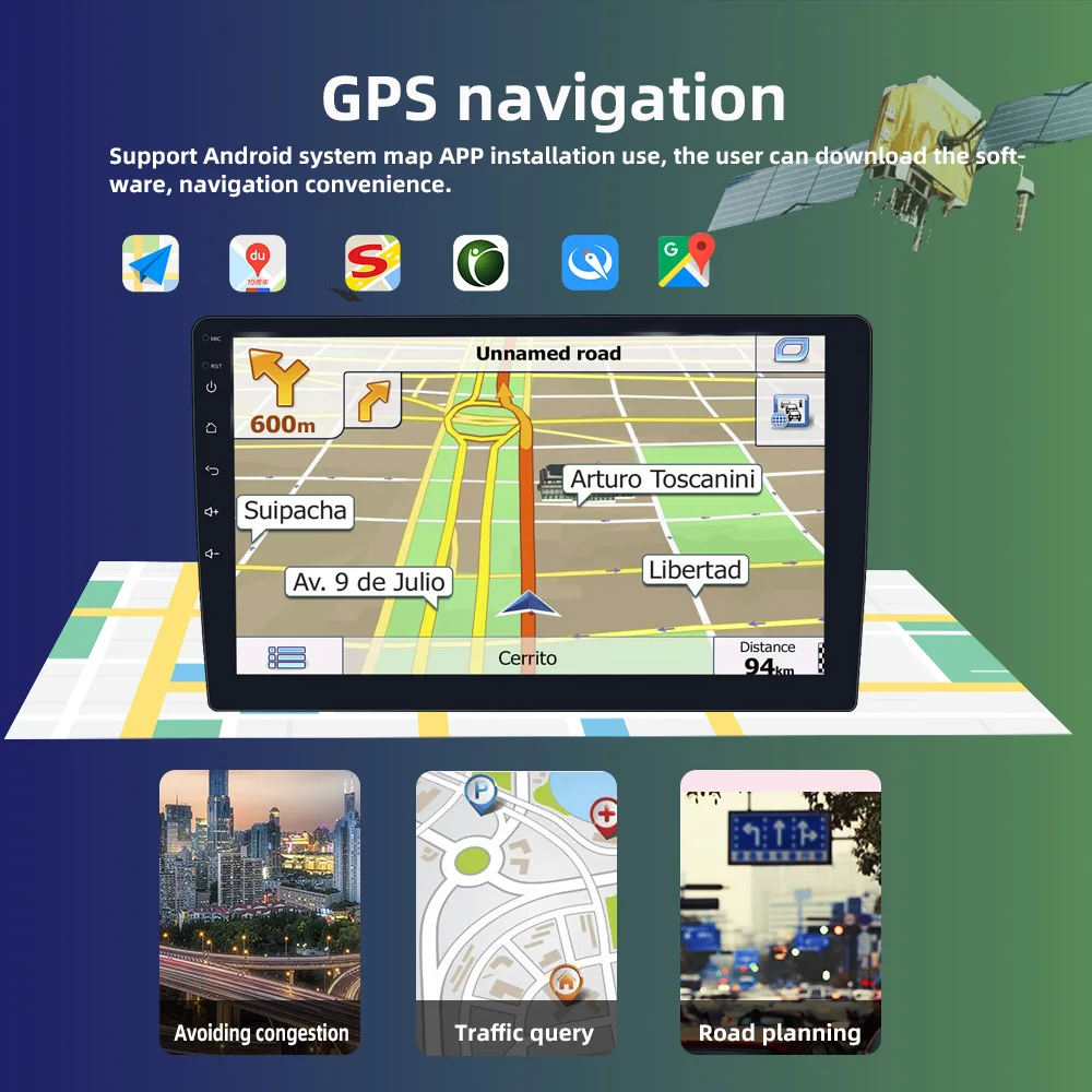 9 Inch Touch Screen User Manual Android Car Wifi Stereo Radio 2 Din Mp5 video