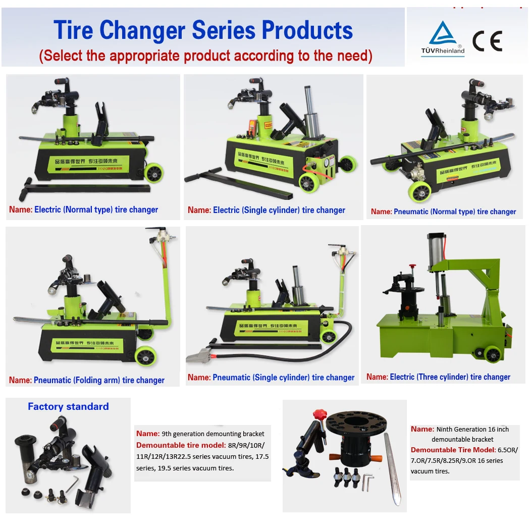 tire repair machine truck tire changer manual portable tire changer machine
