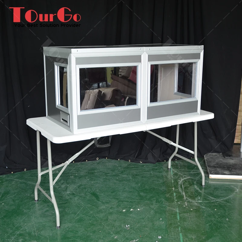 Economy Tabletop Interpreter Sound Booth with Simultaneous Translation