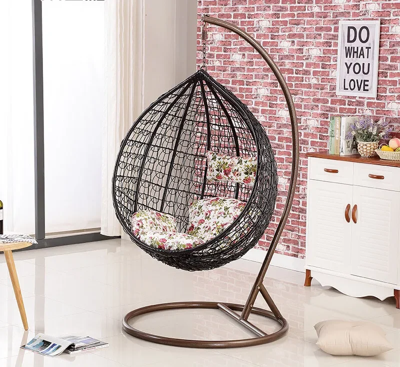 Hot Sale Cheap Price Patio Rattan/Wicker Furniture Egg Shape Swing Chair/Indoor Outdoor Garden Hanging Chairs