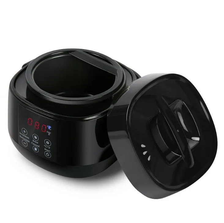 Professional Black Digital Smart LCD Waxing Kit Electric Warmer with Kit Wax Warmer Heater Wax
